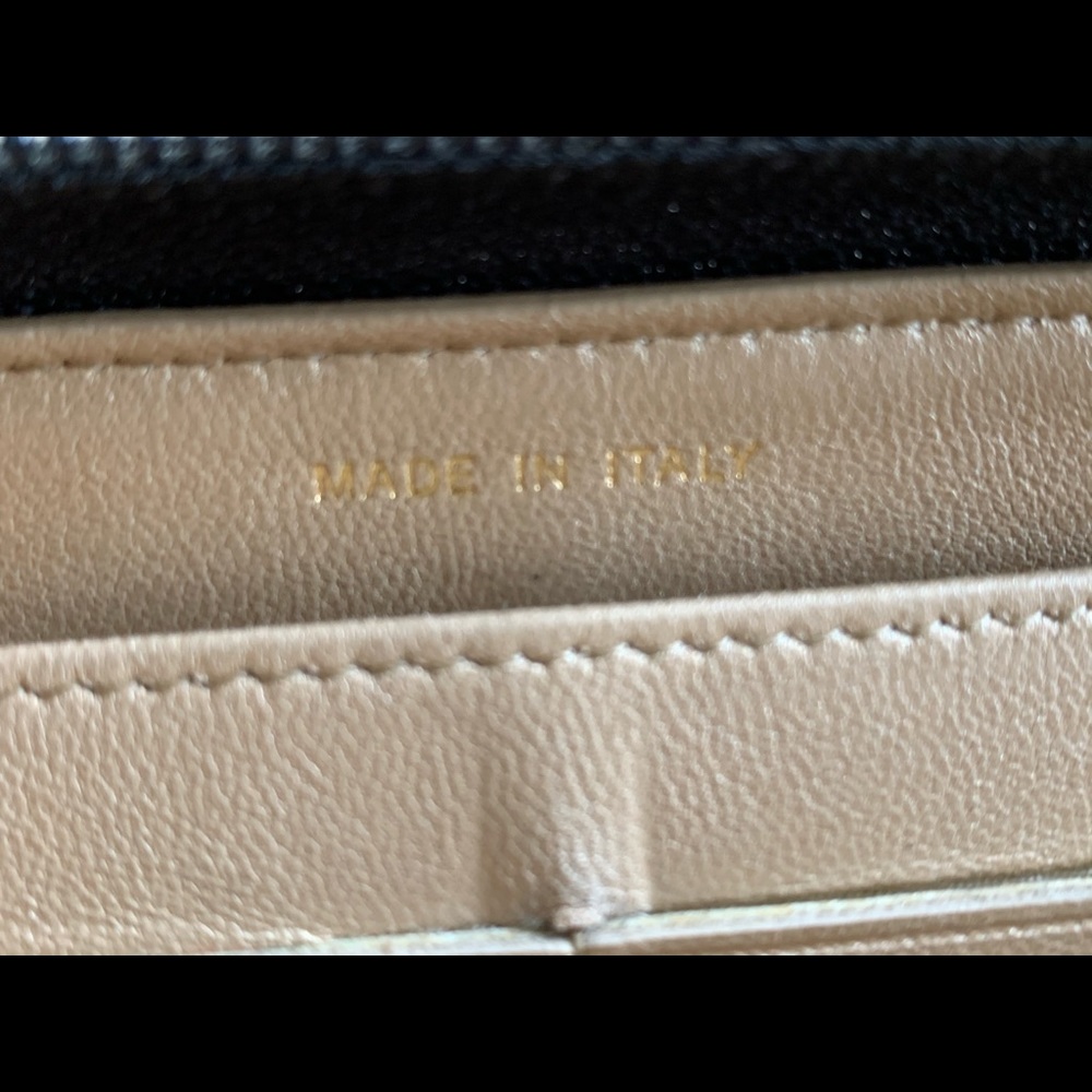 Chanel black zippy camellia wallet with auth card - Picture 10 of 12